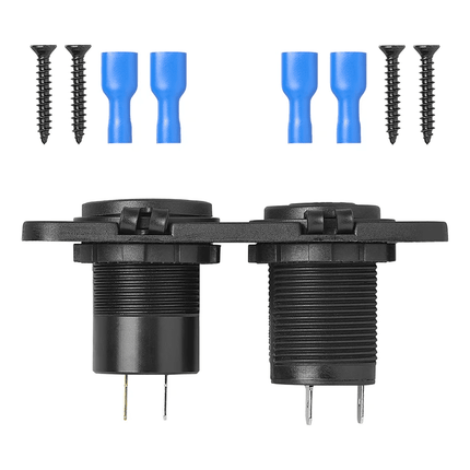 ProPlus Inbouw Kit 12V Stekkerdoos met 2x USB C Snellader 3A voor Auto - VCTparts.nl