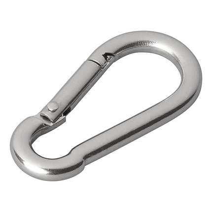 ProPlus Karabijnhaak RVS 5x50mm Klein [Carabijnhaak - Musketon - Veerhaak] - VCTparts.nl