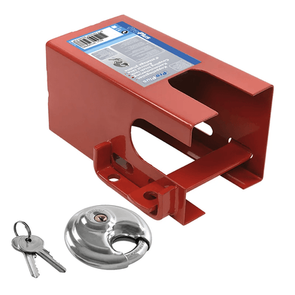 ProPlus Koppelingsslot Aanhanger 110x110mm met discusslot PM [Aanhangerslot - Disselslot] - VCTparts.nl