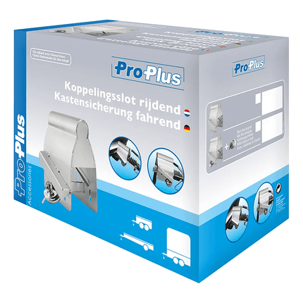 ProPlus Koppelingsslot Aanhanger Tasmodel met Discusslot [Aanhangerslot - Disselslot] - VCTparts.nl