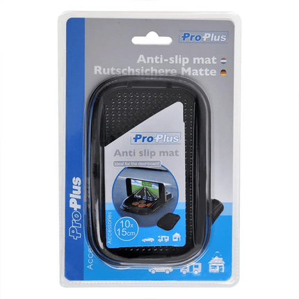ProPlus Multi Functionele Anti - Slipmat Plakmat Dashboard Telefoonhouder Zwart 10x15cm Hoog - VCTparts.nl