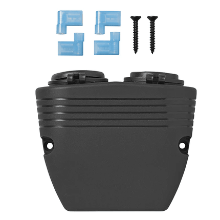ProPlus Opbouw kit: 12V Stekkerdoos + USB Snellader Type A + C voor Snel Opladen - VCTparts.nl