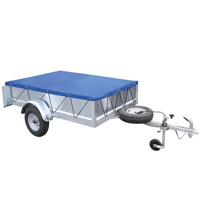 ProPlus Aanhangerzeil met Elastisch Koord 2075x1140x50mm – Waterdicht Afdekzeil voor Aanhanger Lading Bescherming