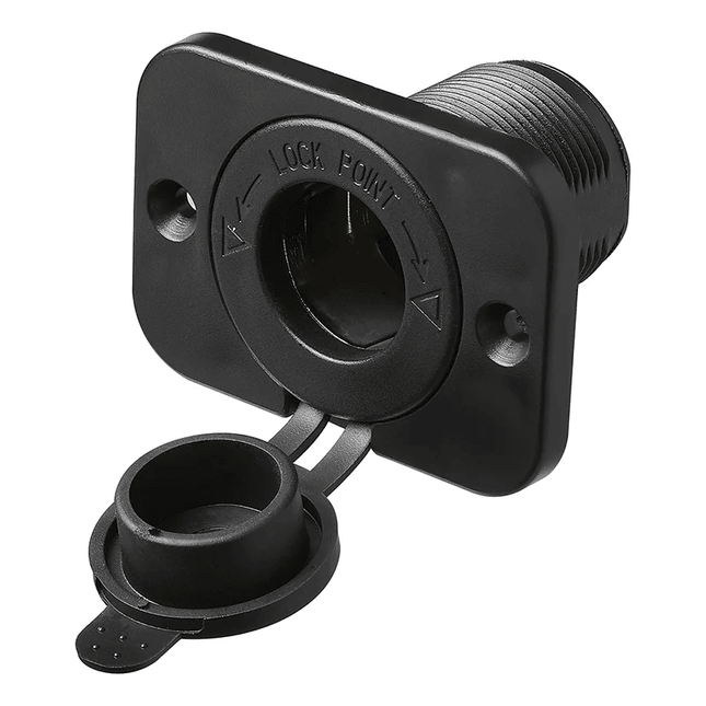 ProPlus Sigarettenaansteker - Inbouwdoos 12V/24V - Stofdichte Aanstekercontactdoos met Afsluitdop - VCTparts.nl