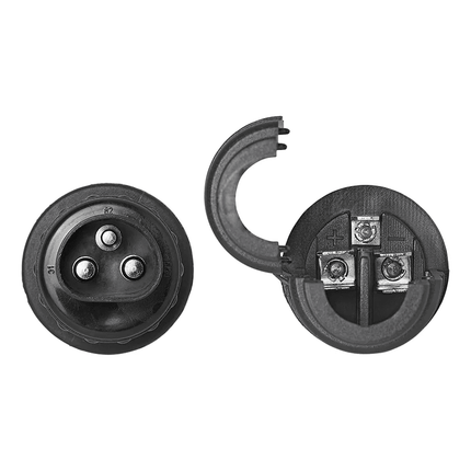 ProPlus Stekker 3 - polig PVC – Aansluiting voor 12V/24V Voertuigen en Trailers - VCTparts.nl