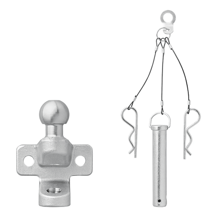 ProPlus ProPlus Trekhaakkogel D21/S350 Gecombineerde Tweevoudige Uitvoering E - gekeurd Zilver Bumpertrekhaak Koppelingskogel PAT Europe 4