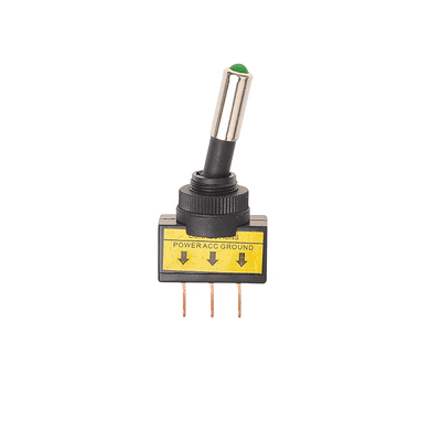 PROPLUS TUIMEL STANDED LED VERT 12V - MAX. 20A - Commutation avec indicateur éclairé