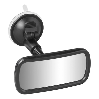 Miroir intérieur du rétroviseur arrière Universal Proplus 115x55 mm avec un bras et une ventouse flexibles courts