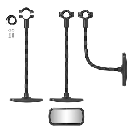 ProPlus ProPlus Universele Fietsspiegel Achteruitkijkspiegel 31cm met Flexarm en Stuur Klembeugel PAT Europe 4