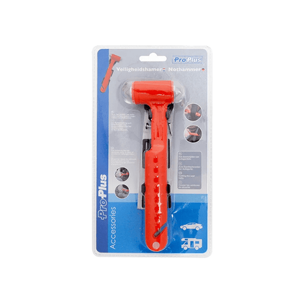 ProPlus Veiligheid Noodhamer Oranje met Gordelsnijder - VCTparts.nl