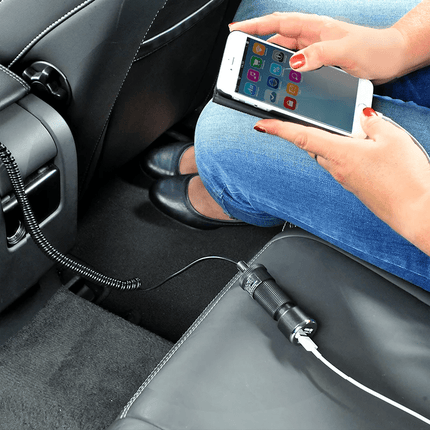 ProPlus Verlengkabel voor Sigarettenaansteker 3m 12V 24V max. 3Amp. Krulsnoer - VCTparts.nl