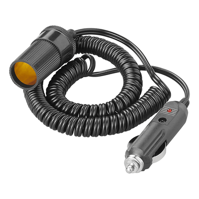 ProPlus Verlengkabel voor Sigarettenaansteker 3m 12V 24V max. 3Amp. Krulsnoer