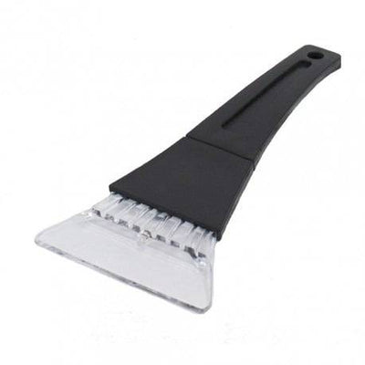 Raamkrabber / Ijskrabber Kunststof Zwart Transparant