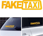 VCTparts Reflecterende Fake Taxi Sticker - Gele Faketaxi (set) NORGOS 9