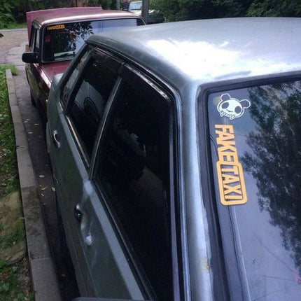 VCTparts Reflecterende Fake Taxi Sticker - Gele Faketaxi (set) NORGOS 5