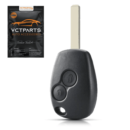 Renault Afstandsbediening Behuizing [Twingo - Megan - Modus - Clio - Kangoo - Logan] (excl. chip) - VCTparts.nl