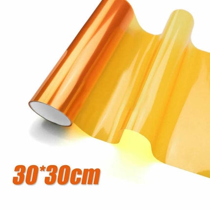 VCTparts Richtingaanwijzer Knipperlicht of Mistlicht Folie - Oranje 30 x 60cm Smoke Tint Vinyl NORGOS 4
