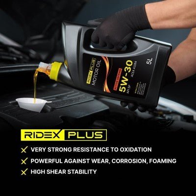 Ridex Plus RIDEX PLUS Active Defense 5W - 30 Volledig Synthetische Motorolie 5 Liter - Optimale Motorbescherming Ridex 8