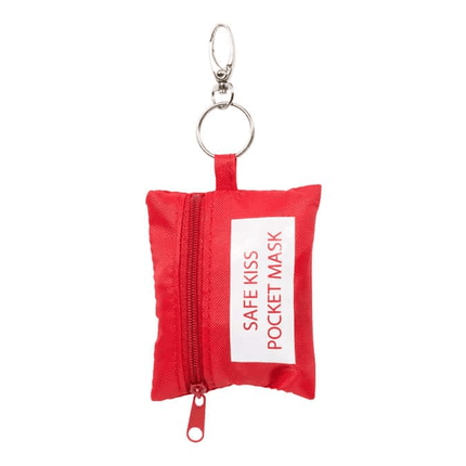 VCTparts Safe Kiss + Latex Handschoenen Sleutelhanger Beademingsset Reanimatie Masker FAMC 6