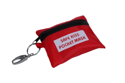 SAFE KISS + GLANTS LATESX GLANTS CLÉ Ventilation de l'anneau Set CPR Masker