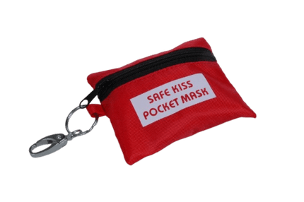 VCTparts Safe Kiss + Latex Handschoenen Sleutelhanger Beademingsset Reanimatie Masker FAMC 7