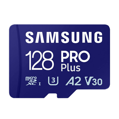 Samsung PRO Plus SDXC 128 GB U3 A2 V30 Geheugenkaart (MB-MD128SA/EU)