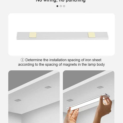 VCTparts Sensor Ledbalk UltraDunne Kastlamp – 30cm Draadloos en Instelbaar NORGOS 2