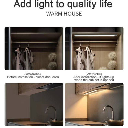 VCTparts Sensor Ledbalk UltraDunne Kastlamp – 30cm Draadloos en Instelbaar NORGOS 7