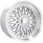 Set van 4 Velgen 18 inch 5x112 ET20 74.1 Zilver Gepolijste Rand voor Volkswagen Audi Mercedes - VCTparts.nl