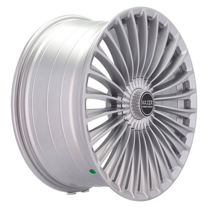 Set van 4 Velgen 18 inch 5x112 ET43 66.5 Zilver - Passend voor diverse VAG - en Mercedes - modellen - VCTparts.nl