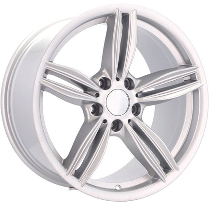 Set van 4 Velgen 18 inch 5x120 ET35 72.6 Zilver voor BMW Audi Volkswagen - VCTparts.nl