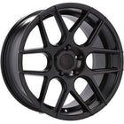 Set van 4 Velgen 18 inch 5x120 ET35 72.6 Zwart Semi Mat voor BMW Volkswagen Mercedes - VCTparts.nl