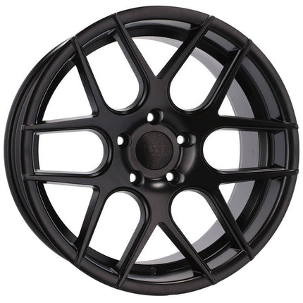 Set van 4 Velgen 18 inch 5x120 ET35 72.6 Zwart Semi Mat voor BMW Volkswagen Mercedes - VCTparts.nl