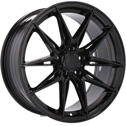 Set van 4 Velgen 18 inch 5x120 ET40 72.6 Zwart - Passend voor diverse BMW, Audi en Volkswagen modellen - VCTparts.nl