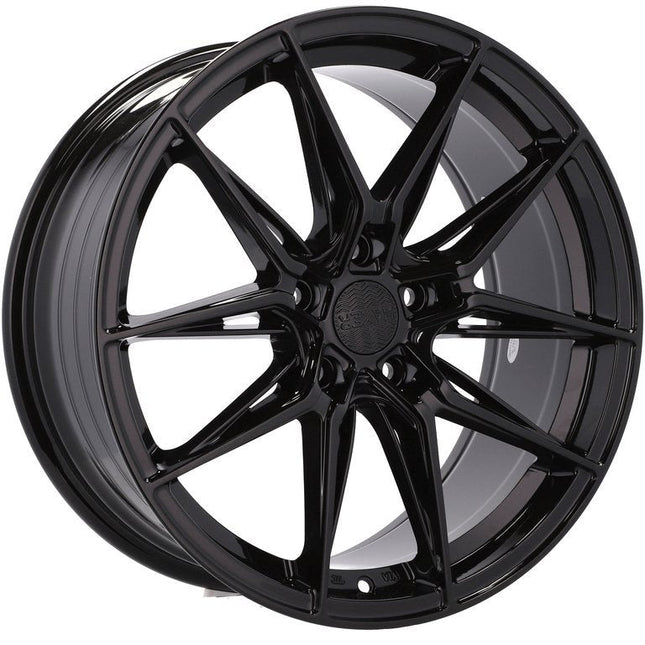 Set van 4 Velgen 18 inch 5x120 ET40 72.6 Zwart - Passend voor diverse BMW, Audi en Volkswagen modellen - VCTparts.nl