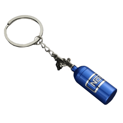 Keychain NOS Nitro Bottle - Pill -Box Keybos Pendant