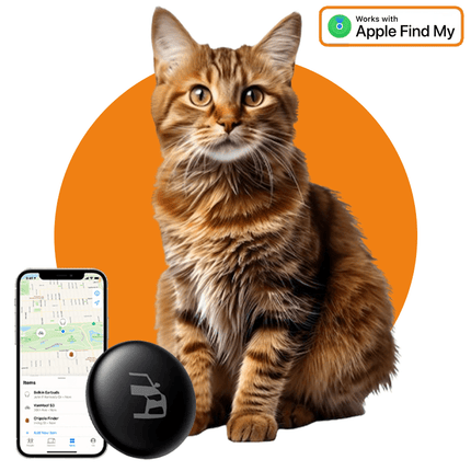 VCTparts Smart Tag Bluetooth/GPS Kattentracker – Volg je Huisdier met Tracer Maps en Zoek Mijn App iOS/iPhone – Zwart Mega - Creations 1