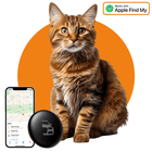 VCTparts Smart Tag Bluetooth/GPS Kattentracker – Volg je Huisdier met Tracer Maps en Zoek Mijn App iOS/iPhone – Zwart Mega - Creations 1