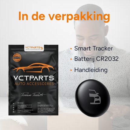 Auto GPS Location Tracker Anti -Thef Fonction Smart Tag - Fonctionne avec Recherche mon application - iOS / iPhone noir