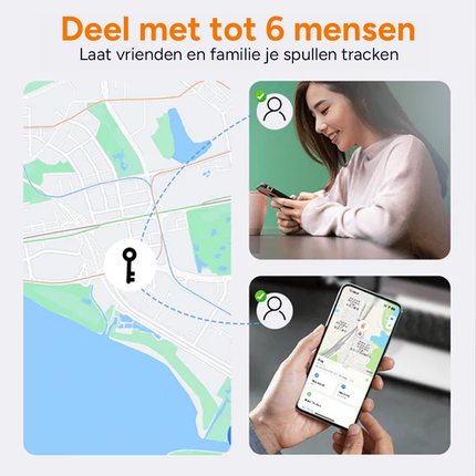 Auto GPS Location Tracker Anti -Thef Fonction Smart Tag - Fonctionne avec Recherche mon application - iOS / iPhone noir