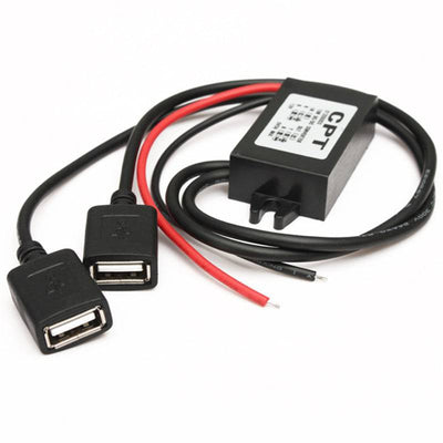 Step Down Buck Converter Voedingsmodule 12V naar 5V 3A 15W DC-DC Auto USB-adapter
