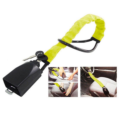 Verrouillage de la pince de direction Calangle de volant jaune - verrouillage anti-vol