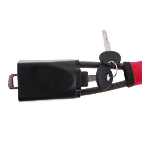 VCTparts Stuurklem Slot Stuurwiel Hangslot Rood - Anti Diefstal Vergrendeling NORGOS 2