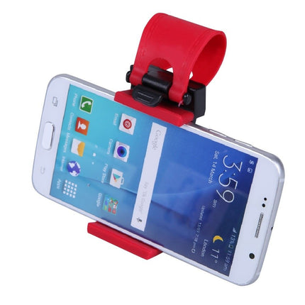 VCTparts Stuurwiel Stuur Telefoonhouder Rubber Band Autostuur - Rood [Telefoon Houder GSM] NORGOS 2