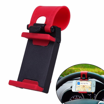 VCTparts Stuurwiel Stuur Telefoonhouder Rubber Band Autostuur - Rood [Telefoon Houder GSM] NORGOS 7