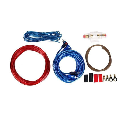 VCTparts Subwoofer Audio Versterker Installatie Set – Compleet Aansluitmateriaal voor Jouw Versterker NORGOS 7