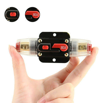 Subwoofer of Versterker Zekering Schakelaar 60A – Inline Stroomonderbreker met Schakelaar - VCTparts.nl