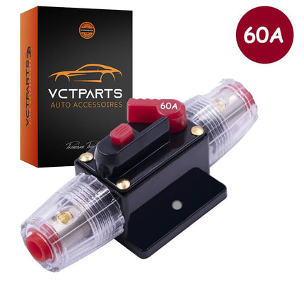 Subwoofer of Versterker Zekering Schakelaar 60A – Inline Stroomonderbreker met Schakelaar - VCTparts.nl