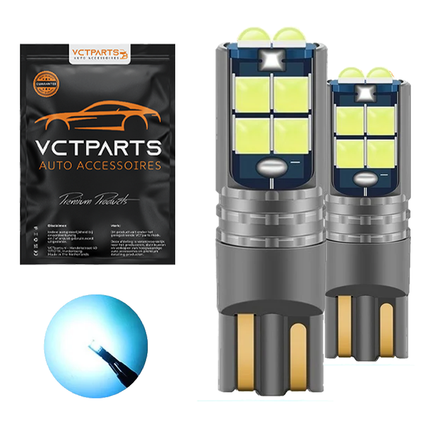 High Power LED T10 8000K Wit/IJsblauw W5W Verlichting (Set van 2) – Stadsverlichting, Parkeerverlichting, Kentekenverlichting, Interieurverlichting - VCTparts.nl