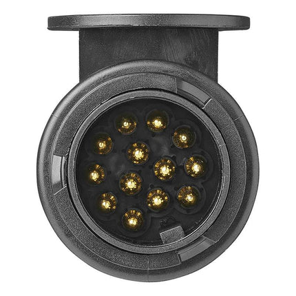 Trailerstekker Adapter Jaeger 13 - Polig PVC [Aanhanger - Caravan - Trailer] - VCTparts.nl